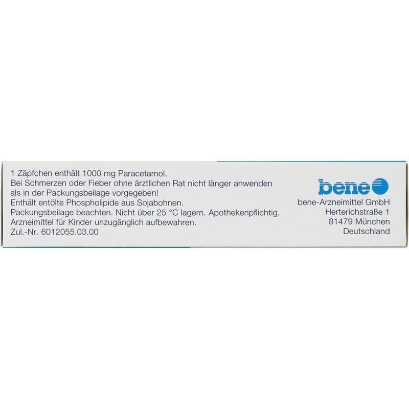 BEN-U-RON 1.000 mg Suppositorien
