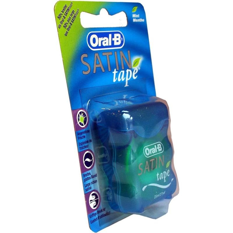 ORAL-B Zahnseide SATINtape blau Blisterkarte