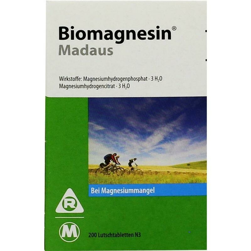 BIOMAGNESIN Madaus Lutschtabletten