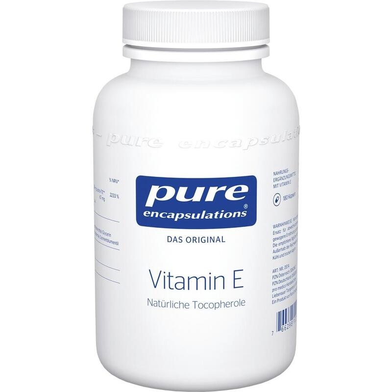 PURE ENCAPSULATIONS Vitamin E Kapseln
