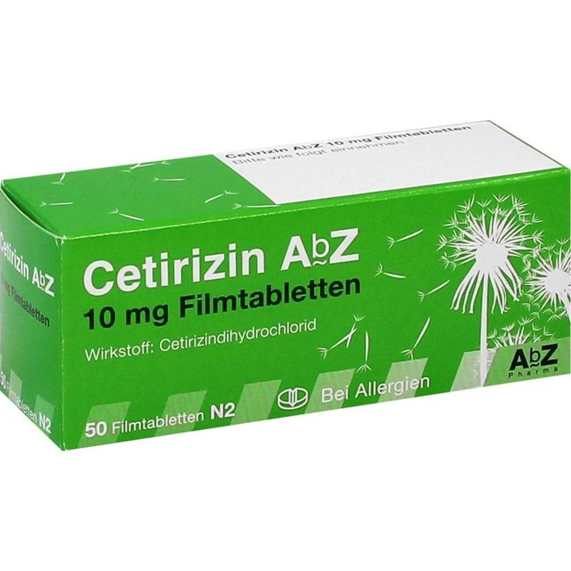 CETIRIZIN AbZ 10 mg Filmtabletten