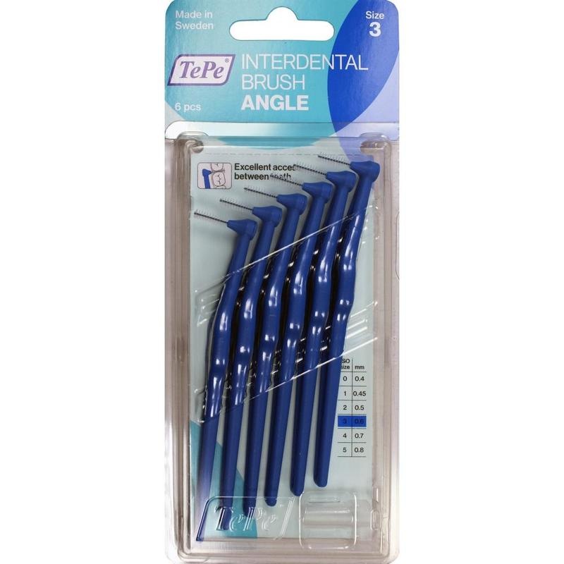 TEPE Angle Interdentalbürste 0,6mm blau