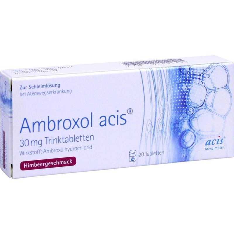 AMBROXOL acis 30 mg Trinktabletten