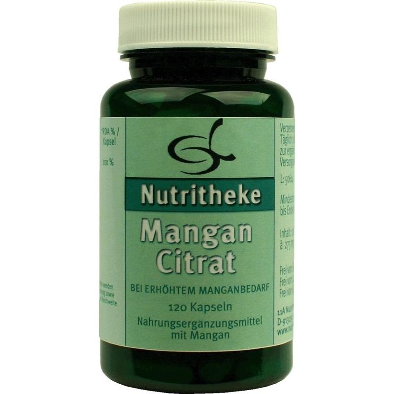 MANGAN CITRAT Kapseln