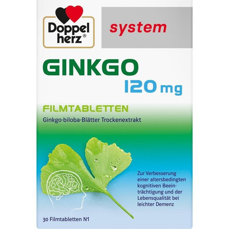 DOPPELHERZ Ginkgo 120 mg system Filmtabletten