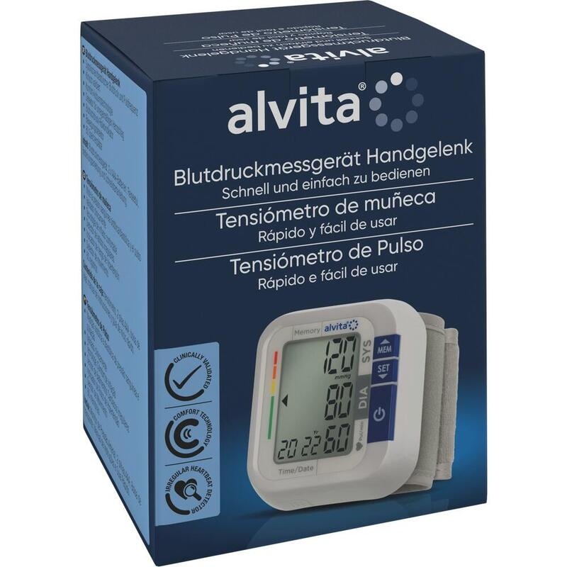 ALVITA Blutdruckmessgerät Handgelenk