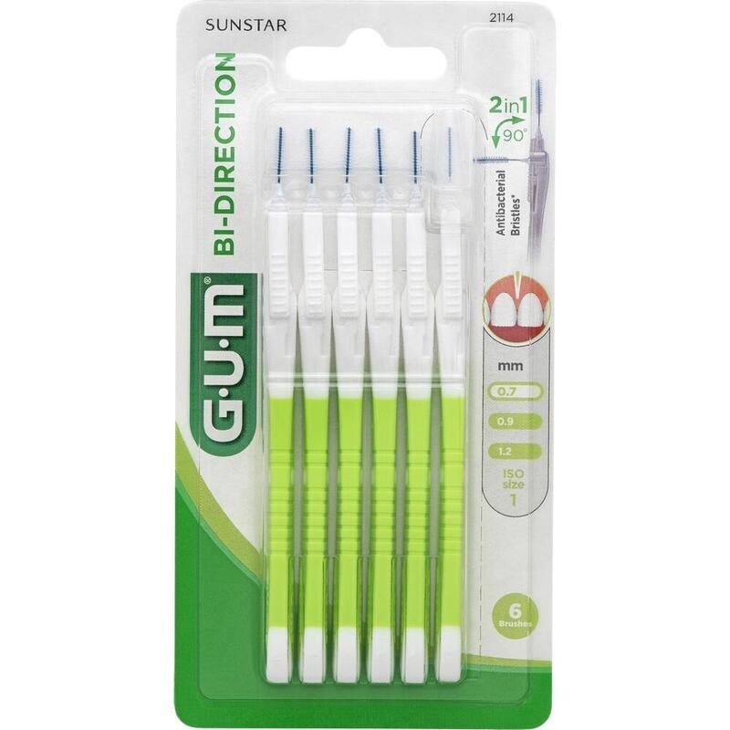GUM BI-DIRECTION Interdentalb.0,7 mm grün