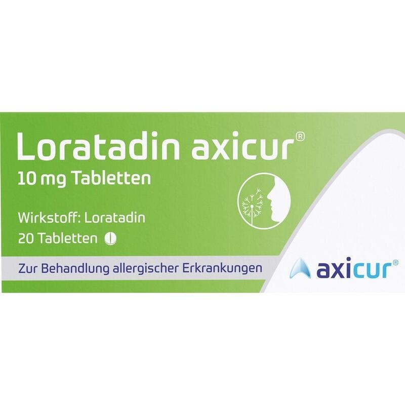 LORATADIN axicur 10 mg Tabletten