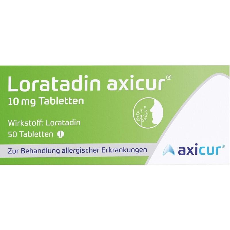 LORATADIN axicur 10 mg Tabletten