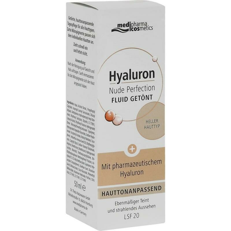 HYALURON NUDE Perfect.Fluid getönt hell.HT LSF 20