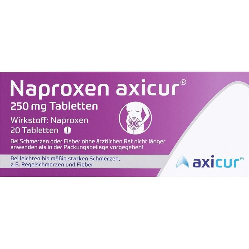 NAPROXEN axicur 250 mg Tabletten