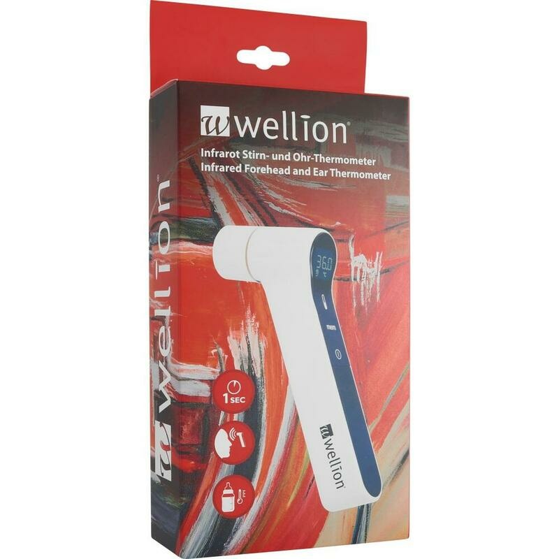 WELLION Infrarot Stirn- und Ohrthermometer