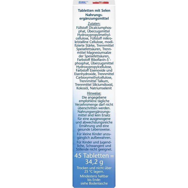 DOPPELHERZ Selen 100 2-Phasen Depot Tabletten