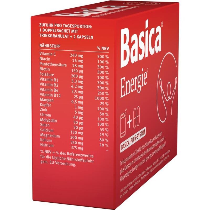BASICA Energie Trinkgranulat+Kapseln f.7 Tage Kpg.