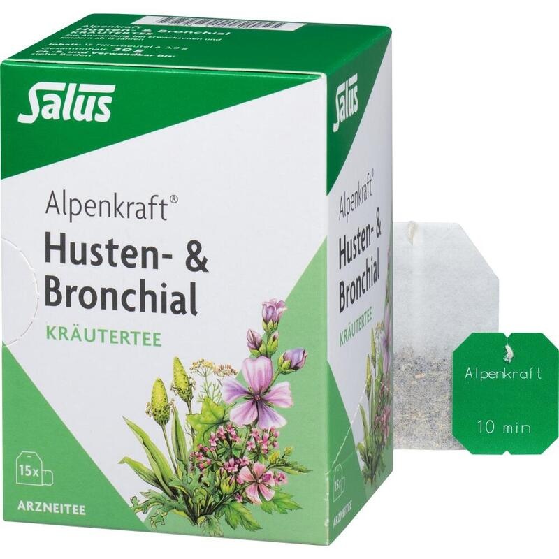 ALPENKRAFT Husten-&Bronchial Kräutertee Salus Fbtl
