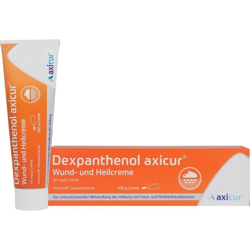 DEXPANTHENOL axicur Wund- und Heilcreme 50 mg/g