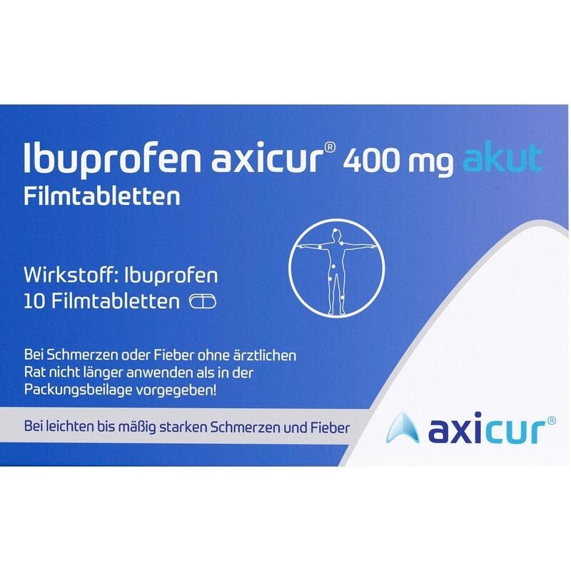 IBUPROFEN axicur 400 mg akut Filmtabletten