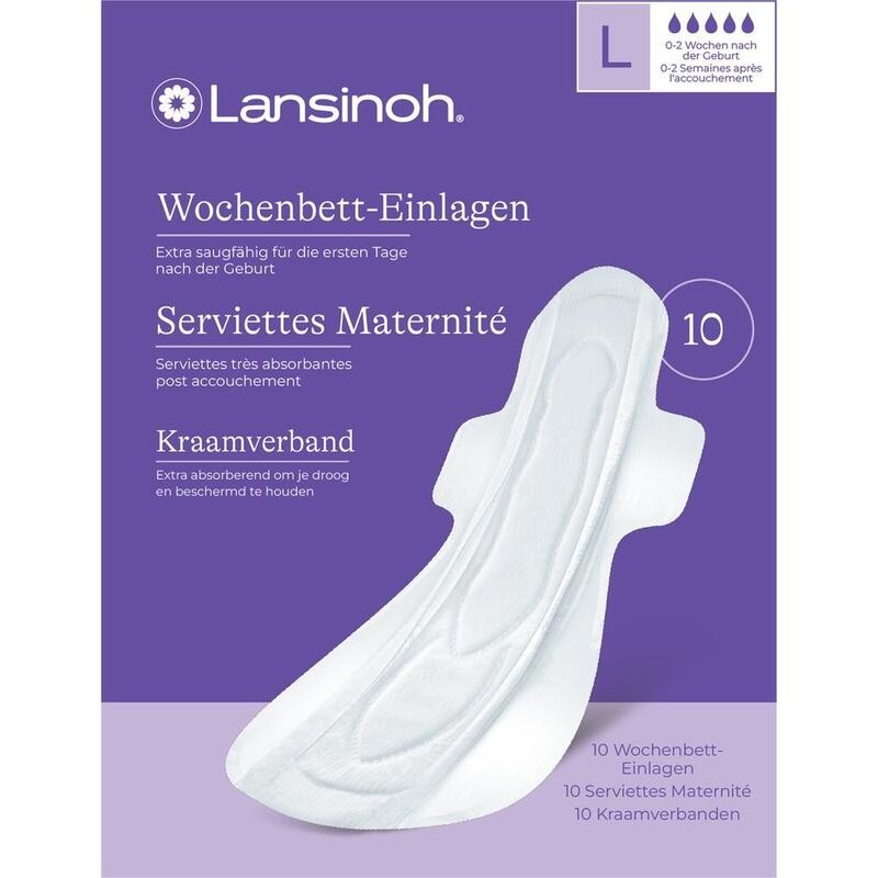 LANSINOH Wochenbett-Einlagen 0-2 Woch.nach Geburt