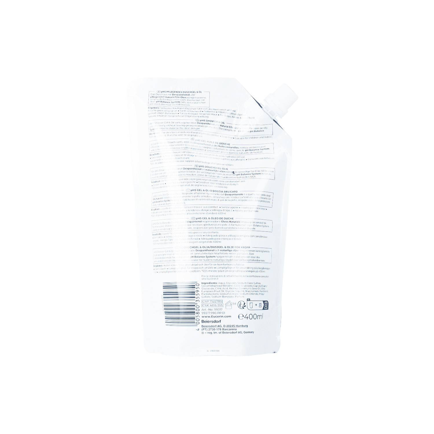 EUCERIN pH5 Duschgel & Öl empfindliche Haut NF