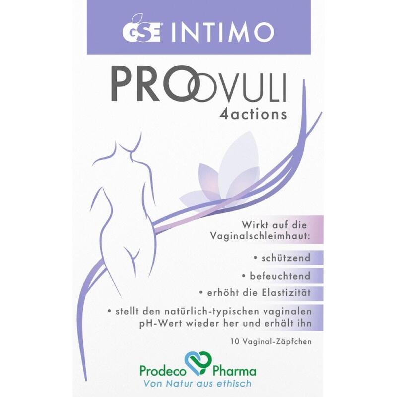 GSE intimo Pro-Ovuli 4actions Vaginalsuppositorien