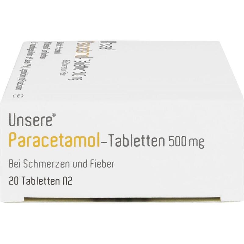 UNSERE Paracetamol-Tabletten 500 mg