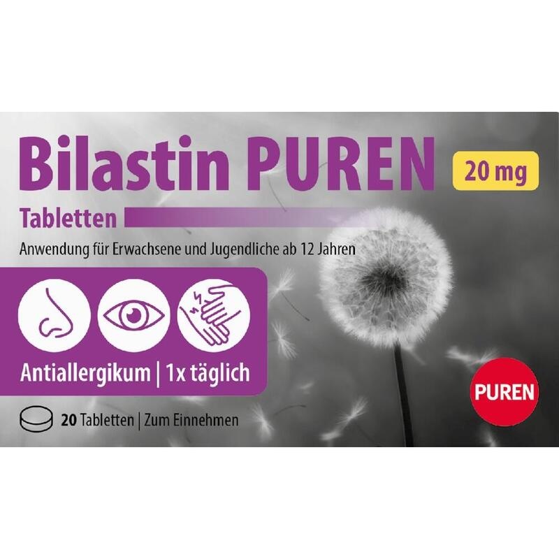 BILASTIN PUREN 20 mg Tabletten